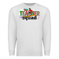Oatmeal Heather teacher squad Premium Sweatshirt - NancyCooperArtShop