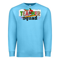 Ocean Blue teacher squad Premium Sweatshirt - NancyCooperArtShop