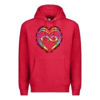 Cardinal autism heart Premium Hoodie - Artiststas