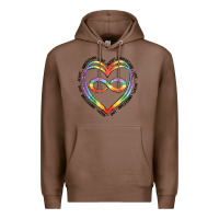 Chestnut autism heart Premium Hoodie - Artiststas