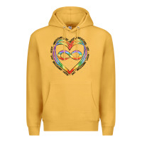 Mustard autism heart Premium Hoodie - Artiststas