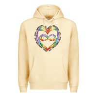 Pina Colada autism heart Premium Hoodie - Artiststas