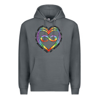 Rock autism heart Premium Hoodie - Artiststas