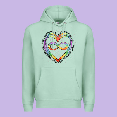 Autism Heart Premium Hoodie Designed By Artiststas