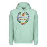 Seafoam autism heart Premium Hoodie - Artiststas