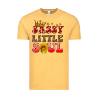 Vintage Mustard sassy little soul Vintage Tee - HRA Design Shop