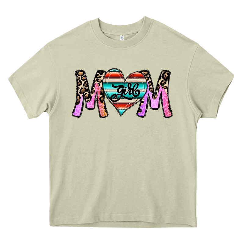 Girl Mom Heavy Core Tee by CowhideDigitalArt | Teevron