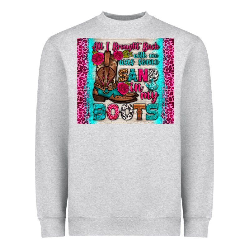 All I Brought Back With Me Was Some Sand In My Boots Tumbler Heavyweight Sweatshirt by HRA Design Shop | Teevron