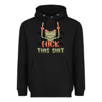 Black fuck this shit Heavyweight Hoodie - MaliasSmallBusiness