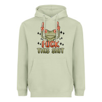 Matcha fuck this shit Heavyweight Hoodie - MaliasSmallBusiness