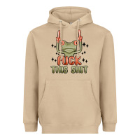 Mushroom fuck this shit Heavyweight Hoodie - MaliasSmallBusiness