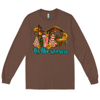 Chestnut tis the seasin with christmas cake abd jesus Long Sleeve Tee - AdoDesignShop
