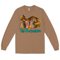 Toasted Coconut tis the seasin with christmas cake abd jesus Long Sleeve Tee - AdoDesignShop