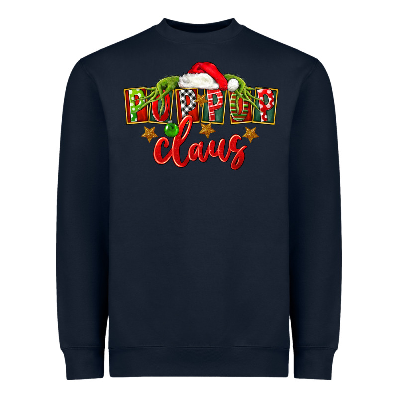 Christmas Pop Pop Claus Heavyweight Sweatshirt by FaDigitalArtStudio | Teevron