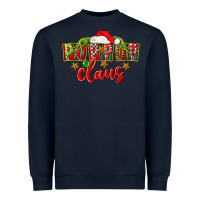 Navy christmas pop pop claus Heavyweight Sweatshirt - FaDigitalArtStudio