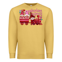 Antique Gold valentines express with gnomies Premium Sweatshirt - NancyCooperArtShop