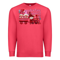 Cardinal valentines express with gnomies Premium Sweatshirt - NancyCooperArtShop