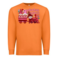 Carrot valentines express with gnomies Premium Sweatshirt - NancyCooperArtShop