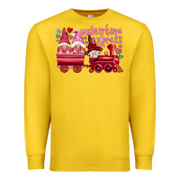 Valentines Express With Gnomies Premium Sweatshirt | Teevron
