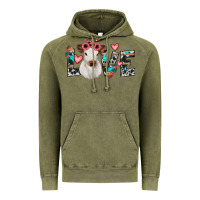 Vintage Olive calf love Vintage Hoodie - JahusDesignShop