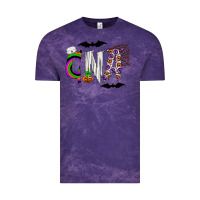 Cloud Purple Halloween CNA Vintage Tee - CowhideDigitalArt