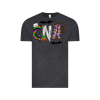 Vintage Black Halloween CNA Vintage Tee - CowhideDigitalArt