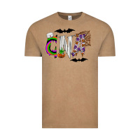Vintage Coffee Halloween CNA Vintage Tee - CowhideDigitalArt