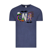 Vintage Denim Halloween CNA Vintage Tee - CowhideDigitalArt