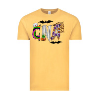 Vintage Mustard Halloween CNA Vintage Tee - CowhideDigitalArt