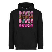 Black pink howdy howdy howdy Heavyweight Hoodie - NancyCooperArtShop
