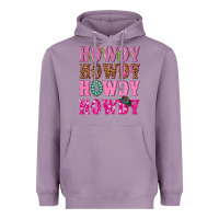Lavender pink howdy howdy howdy Heavyweight Hoodie - NancyCooperArtShop