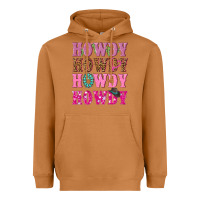 Meerkat pink howdy howdy howdy Heavyweight Hoodie - NancyCooperArtShop