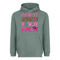 Pink Howdy Howdy Howdy Heavyweight Hoodie | Teevron