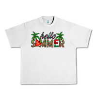 Lunar Rock hello summer Urban Heavy Tee - CowhideDigitalArt