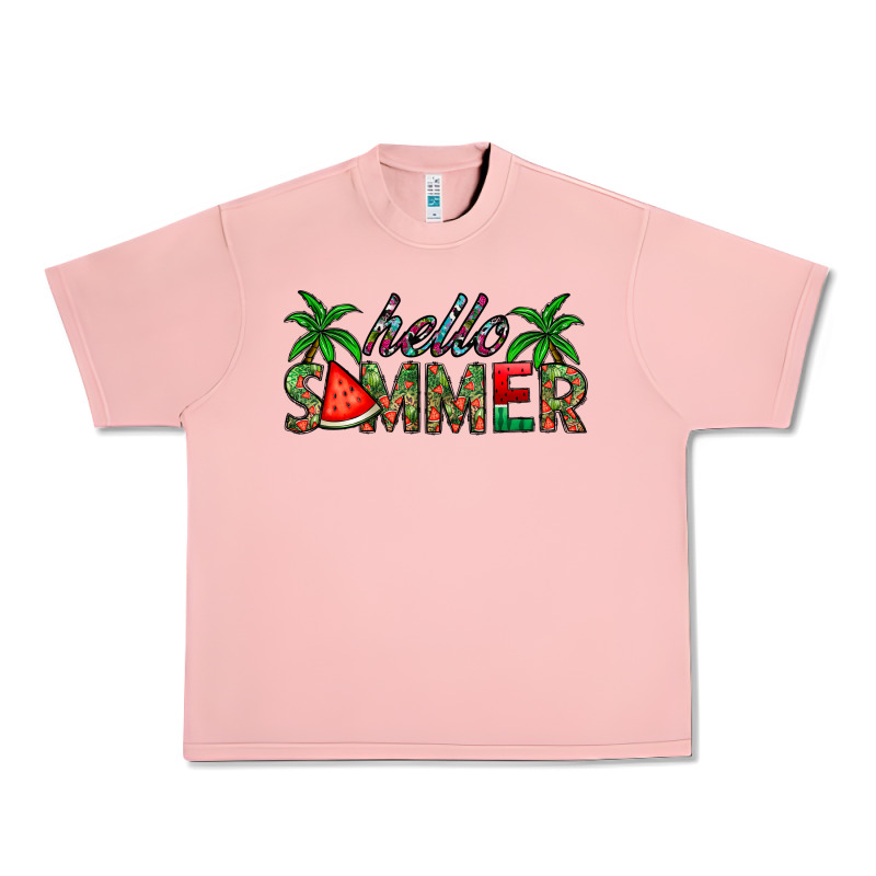 Hello Summer Urban Heavy Tee by CowhideDigitalArt | Teevron