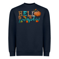 Navy hello pumpkin Heavyweight Sweatshirt - HRA Design Shop