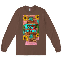 Chestnut raised 90's country guitar cactus sunflower's 12 oz can cooler  (slim) Long Sleeve Tee - Artiststas