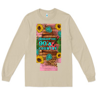 Mushroom raised 90's country guitar cactus sunflower's 12 oz can cooler  (slim) Long Sleeve Tee - Artiststas