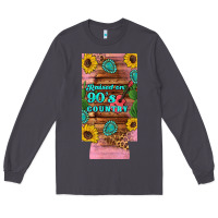 Smoke raised 90's country guitar cactus sunflower's 12 oz can cooler  (slim) Long Sleeve Tee - Artiststas