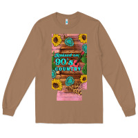 Toasted Coconut raised 90's country guitar cactus sunflower's 12 oz can cooler  (slim) Long Sleeve Tee - Artiststas