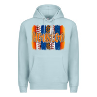 Blue Mist houston baseball team spirit brushstrokes Premium Hoodie - Artiststas