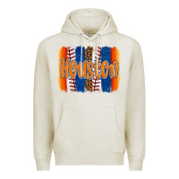 Oatmeal Heather houston baseball team spirit brushstrokes Premium Hoodie - Artiststas