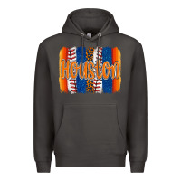 Smoke houston baseball team spirit brushstrokes Premium Hoodie - Artiststas