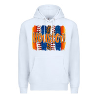 White houston baseball team spirit brushstrokes Premium Hoodie - Artiststas