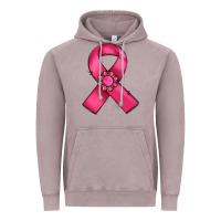 Vintage Zinc breast cancer awareness ribbon Vintage Hoodie - RanaPortraitStore