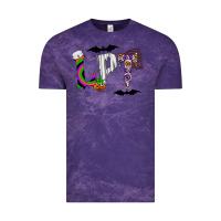 Cloud Purple lpt Vintage Tee - CowhideDigitalArt