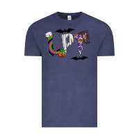 Vintage Denim lpt Vintage Tee - CowhideDigitalArt