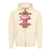 Sandshell world's best nana ever Zipper Hoodie - Jasminsmagicworld