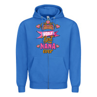 True Royal world's best nana ever Zipper Hoodie - Jasminsmagicworld