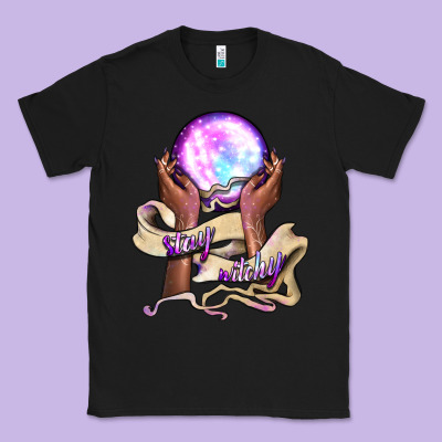 Stay Witchy Classic Tee Designed By Bundleandbundleshop